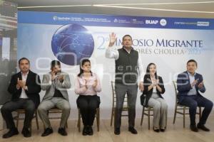 SAN ANDRÉS CHOLULA . SIMPOSIO MIGRANTE