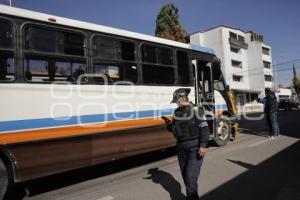 ACCIDENTE TRANSPORTE PÚBLICO