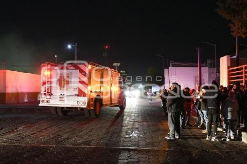 TLAXCALA . INCENDIO MERCADO