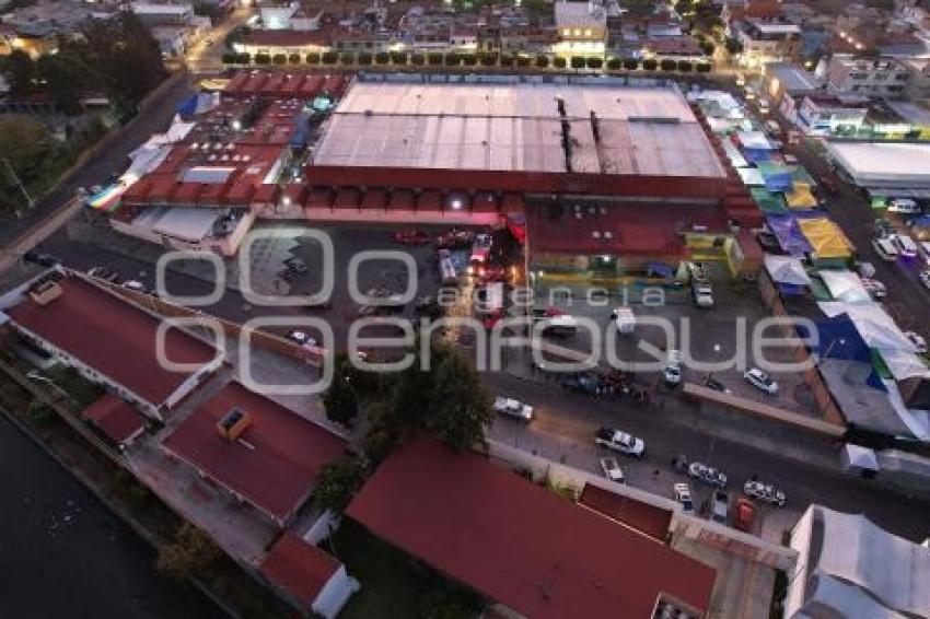 TLAXCALA . INCENDIO MERCADO