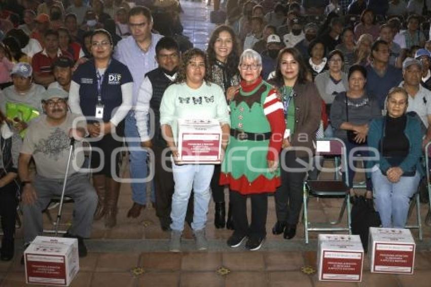 SAN ANDRÉS CHOLULA . APOYOS ALIMENTARIOS 