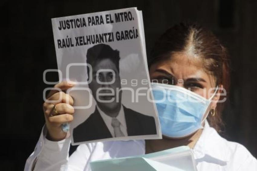 TLAXCALA . PROTESTA ASESINATO