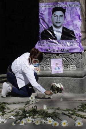 TLAXCALA . PROTESTA ASESINATO