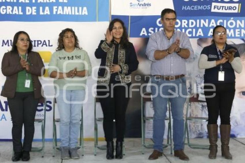 SAN ANDRÉS CHOLULA . APOYOS ALIMENTARIOS 