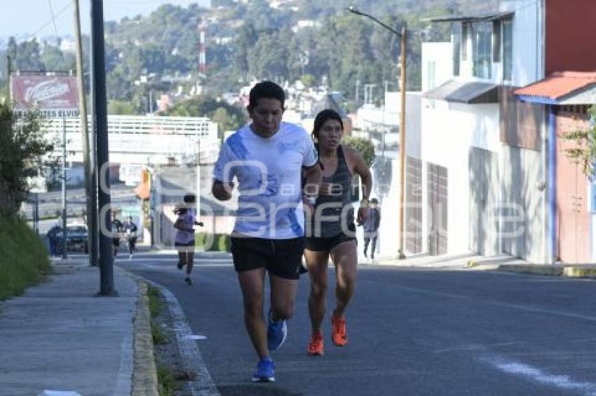 TLAXCALA . CARRERA BASTÓN Y EL PIPIAN 