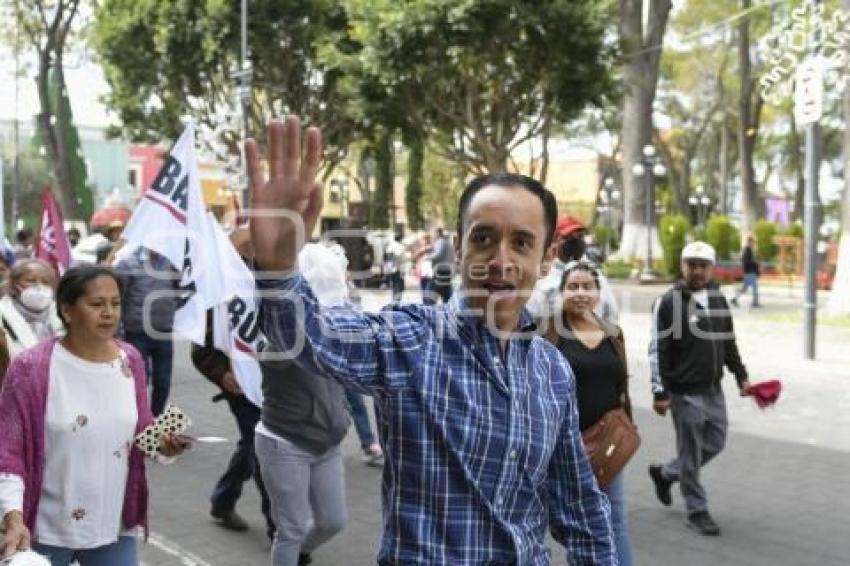 TLAXCALA . PRECAMPAÑA MORENA