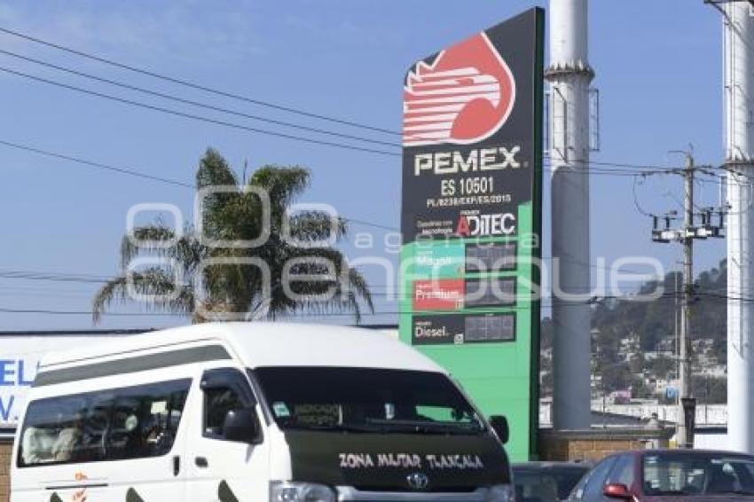 TLAXCALA . PRECIO GASOLINA