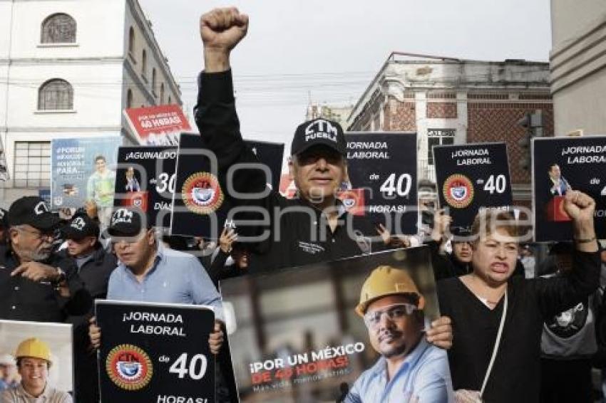 MANIFESTACIÓN TRABAJADORES CTM