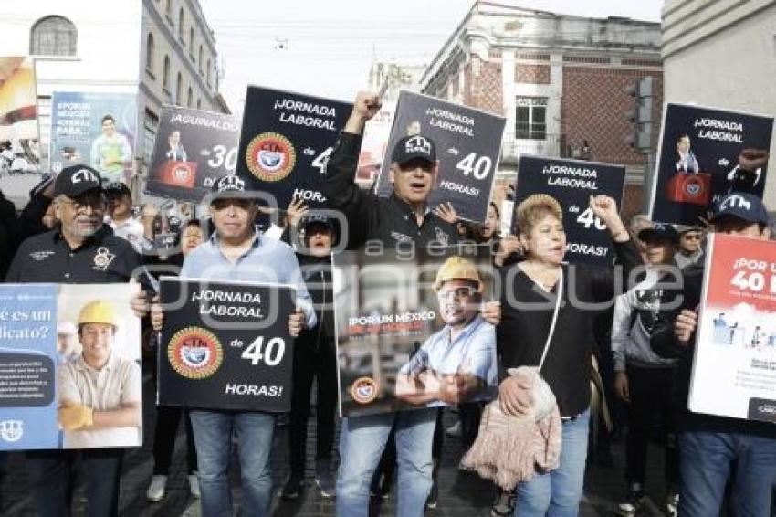 MANIFESTACIÓN TRABAJADORES CTM