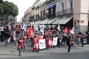 MANIFESTACIÓN TRABAJADORES CTM