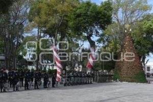 TLAXCALA . IZAMIENTO BANDERA