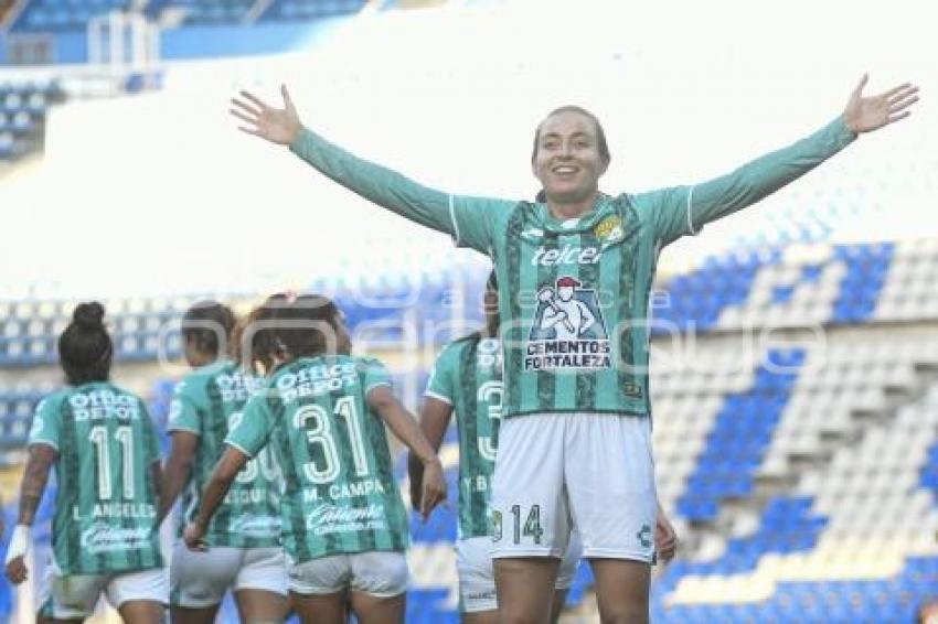 FÚTBOL FEMENIL . PUEBLA VS LEÓN