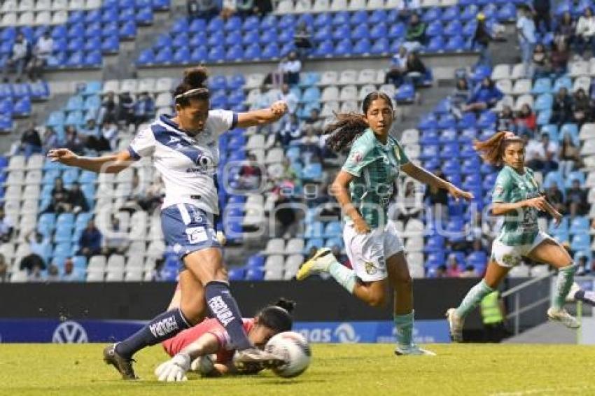 FÚTBOL FEMENIL . PUEBLA VS LEÓN