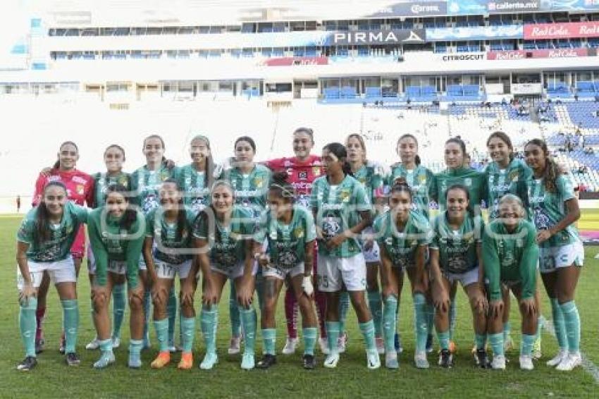 FÚTBOL FEMENIL . PUEBLA VS LEÓN