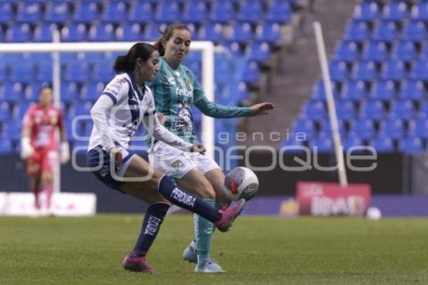 FÚTBOL FEMENIL . PUEBLA VS LEÓN