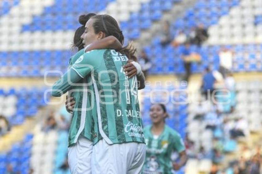 FÚTBOL FEMENIL . PUEBLA VS LEÓN