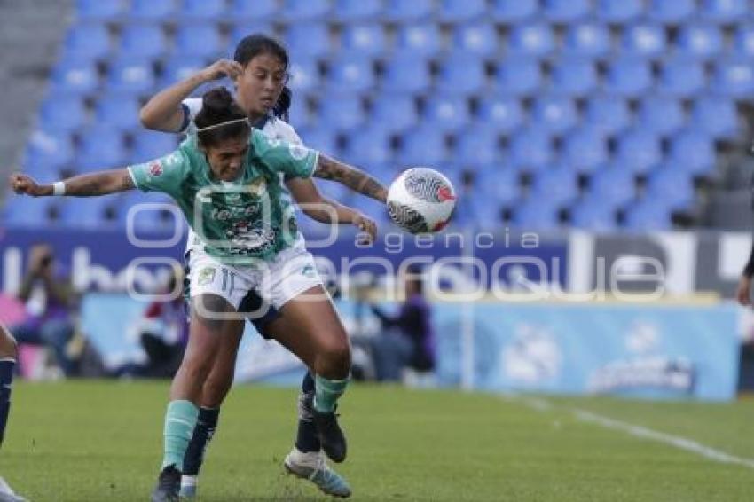 FÚTBOL FEMENIL . PUEBLA VS LEÓN