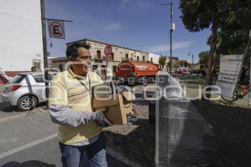 SAN PEDRO CHOLULA . JORNADA DE RECICLAJE