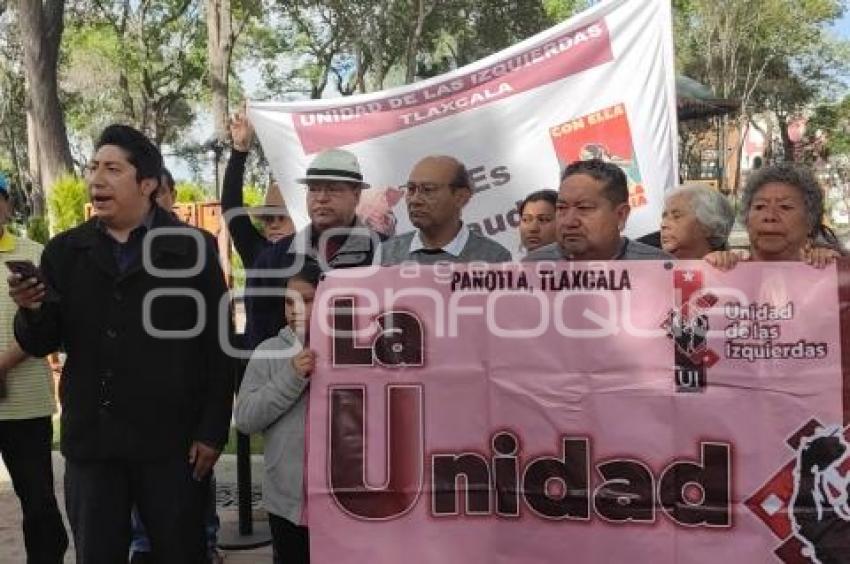 TLAXCALA . MANIFESTACIÓN MORENA