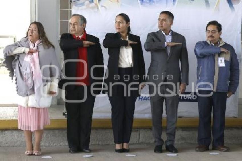 SAN ANDRÉS CHOLULA . CEREMONIA CÍVICA