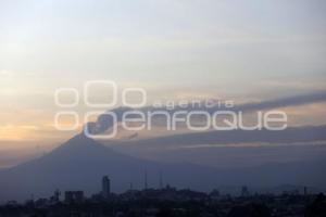 ATARDECER . VOLCÁN POPOCATÉPETL