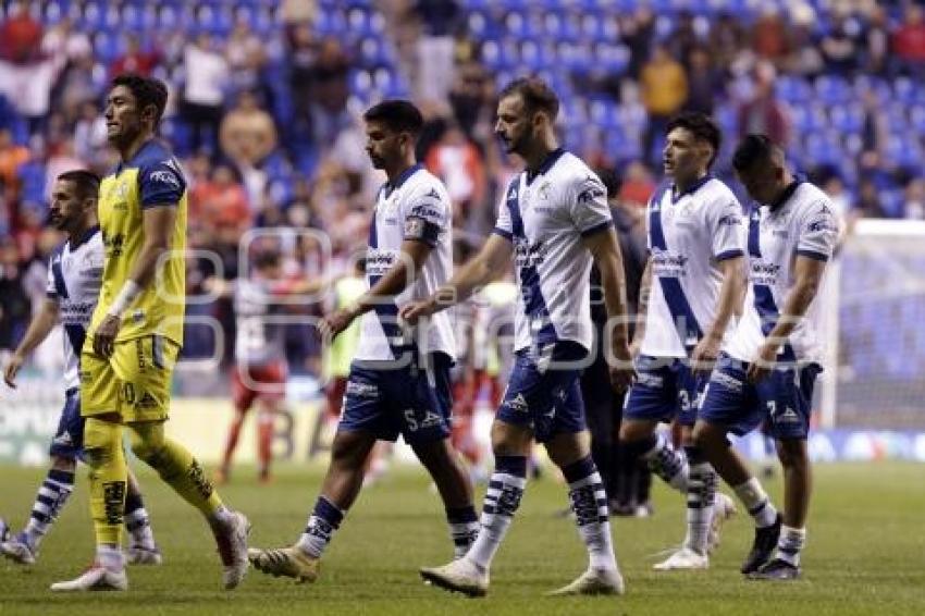 FÚTBOL . CLUB PUEBLA VS NECAXA