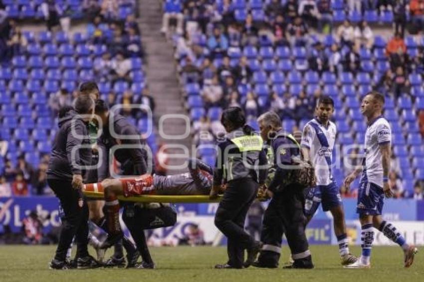 FÚTBOL . CLUB PUEBLA VS NECAXA