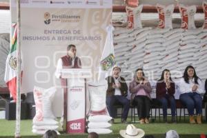 ENTREGA DE FERTILIZANTE