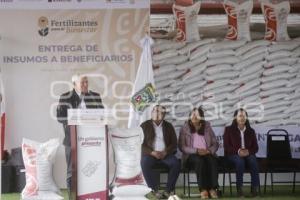 ENTREGA DE FERTILIZANTE