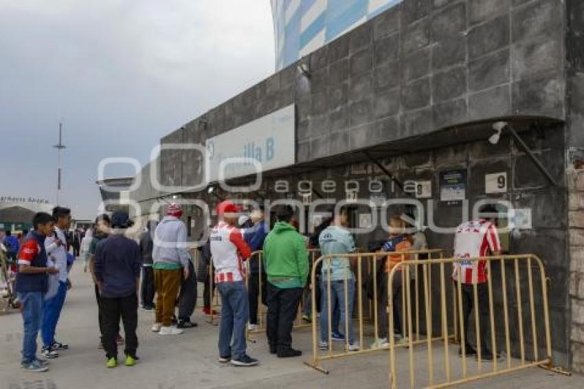 FÚTBOL . CLUB PUEBLA VS NECAXA