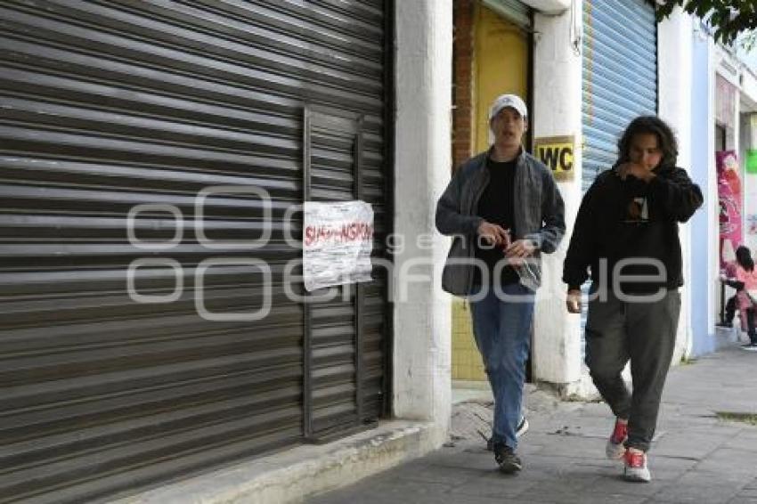 TLAXCALA . SUSPENSIÓN COMERCIO