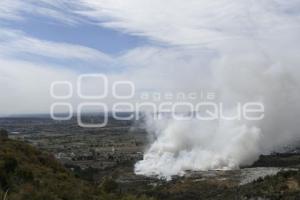 TLAXCALA . INCENDIO RELLENO