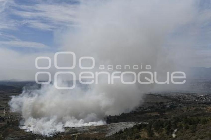 TLAXCALA . INCENDIO RELLENO