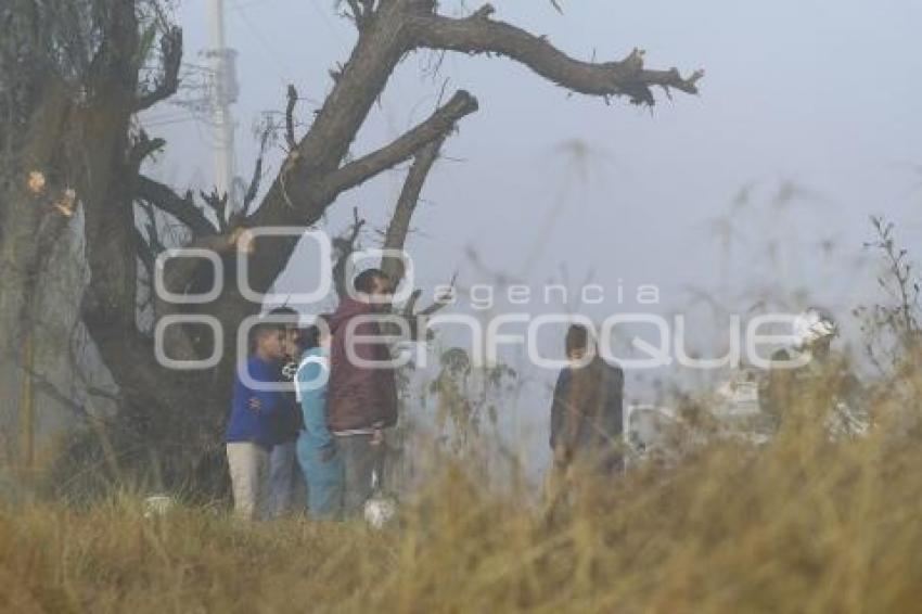 TLAXCALA . INCENDIO RELLENO