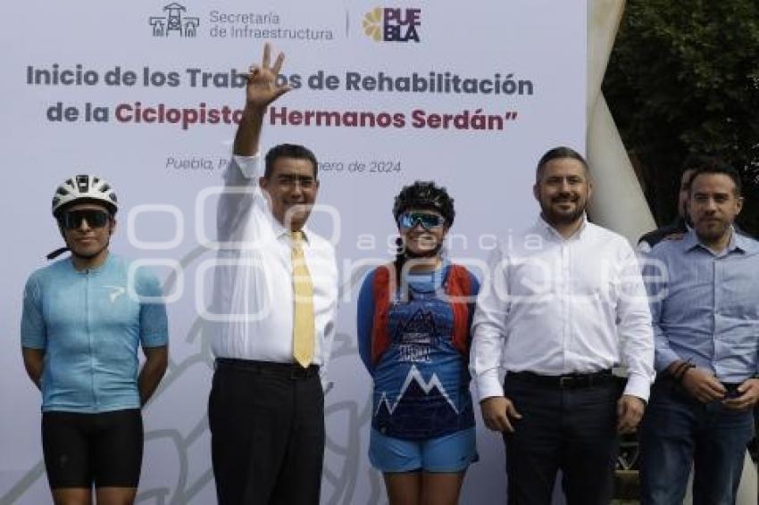 GOBIERNO ESTATAL . REHABILITACIÓN CICLOPISTA