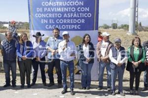 SAN ANDRÉS CHOLULA . INICIO DE OBRA