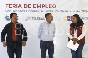 SAN ANDRÉS CHOLULA . FERIA DE EMPLEO