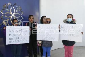 TLAXCALA . MANIFESTACIÓN DOCENTES