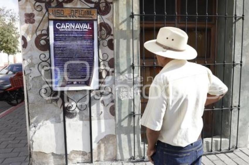 SAN PEDRO CHOLULA . CARNAVAL 2024