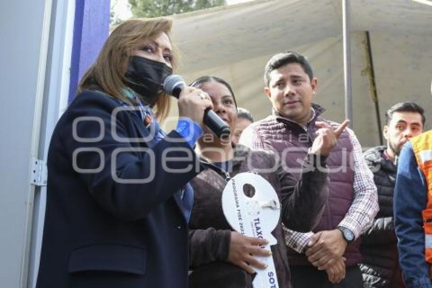 TLAXCALA . ENTREGA CUARTOS DORMITORIO