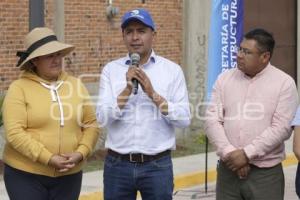 SAN ANDRÉS CHOLULA . ENTREGA DE OBRA