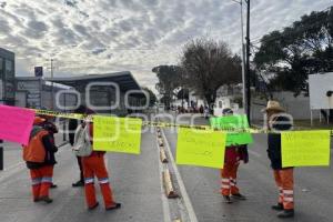 PROTESTA . SERVICIO DE LIMPIA