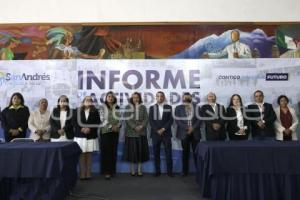 SAN ANDRÉS CHOLULA . INFORME  TRIMESTRAL