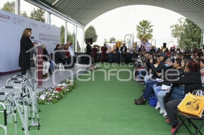 TLAXCALA . ENTREGA APOYOS FUNCIONALES