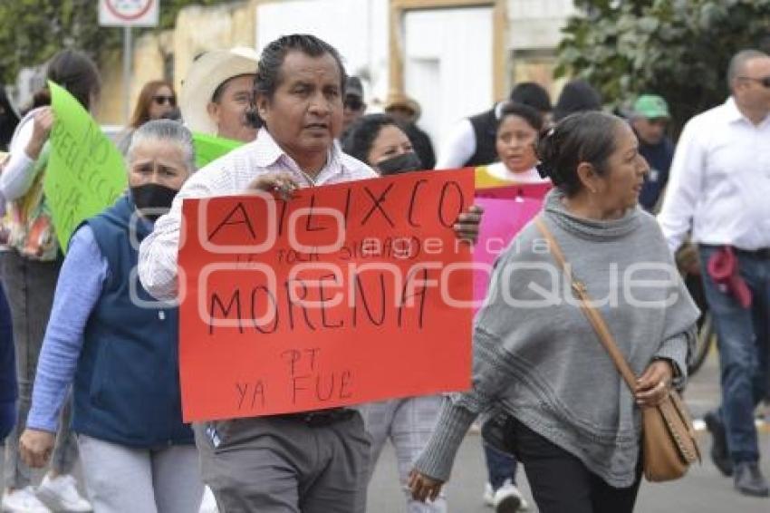 ATLIXCO . MARCHA MORENA