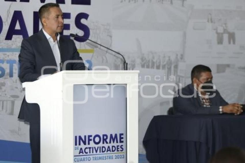 SAN ANDRÉS CHOLULA . INFORME TRIMESTRAL