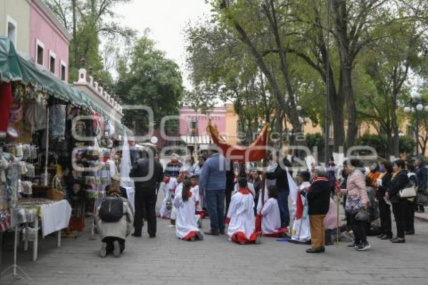 TLAXCALA . PROCESIÓN SANTO JUBILEO