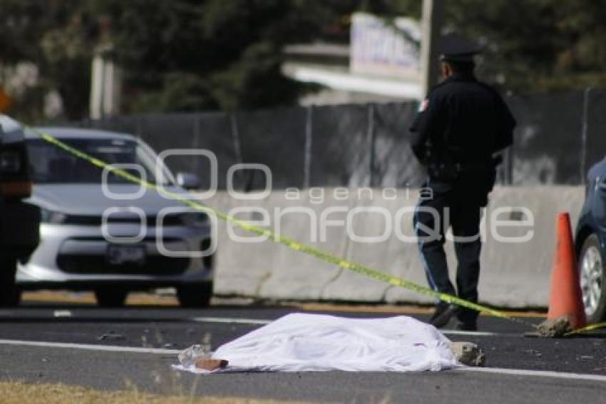 TLAXCALA . MOTOCICLISTA ATROPELLADA