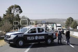 TLAXCALA . MOTOCICLISTA ATROPELLADA