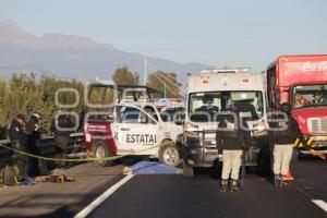 ACCIDENTE AUTOPISTA PUEBLA ORIZABA 